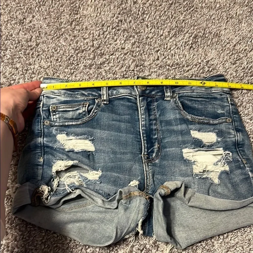 Denim Distressed Women Shorts